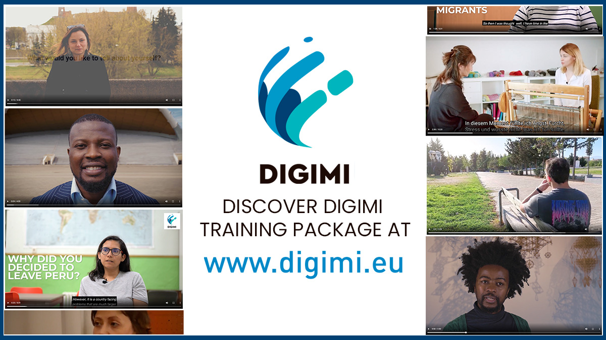 Descubre los materiales formativos de DIGIMI.eu: Cómo utilizar la narración digital como herramienta de sensibilización e integración