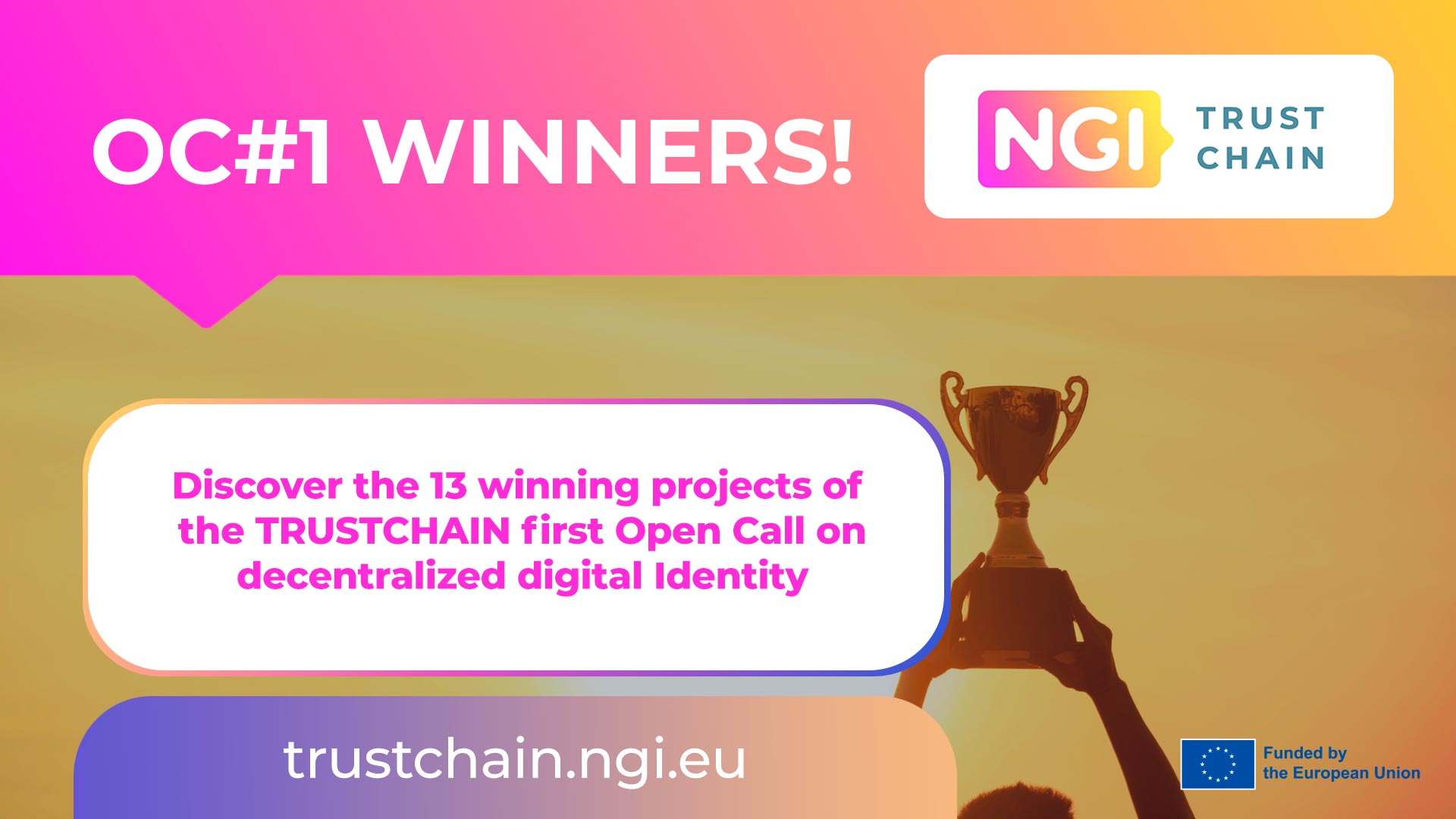 Discover the winners of the first public competition on Decentralised  Digital Identity